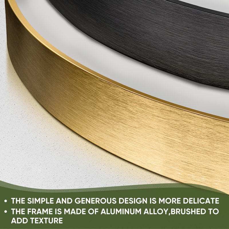 The Aura - Irregular Gold Wall Mirror - Curved Reflection Co.