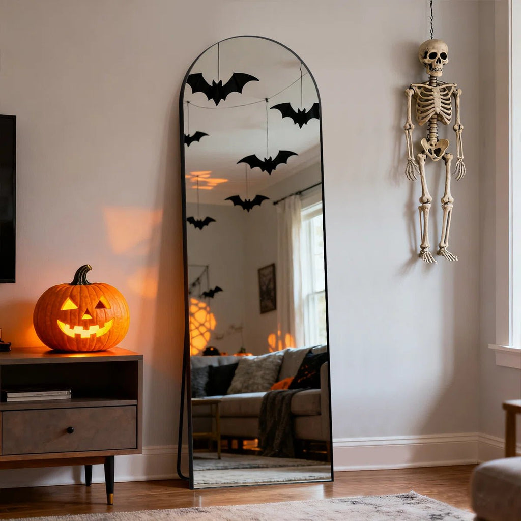 The Essence - Arched Full Length Floor Mirror - Curved Reflection Co.